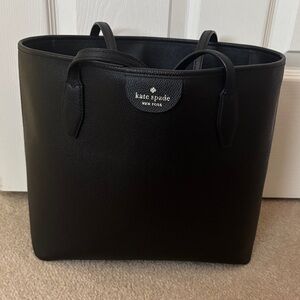 kate spade Black Leather Shoulder Bag